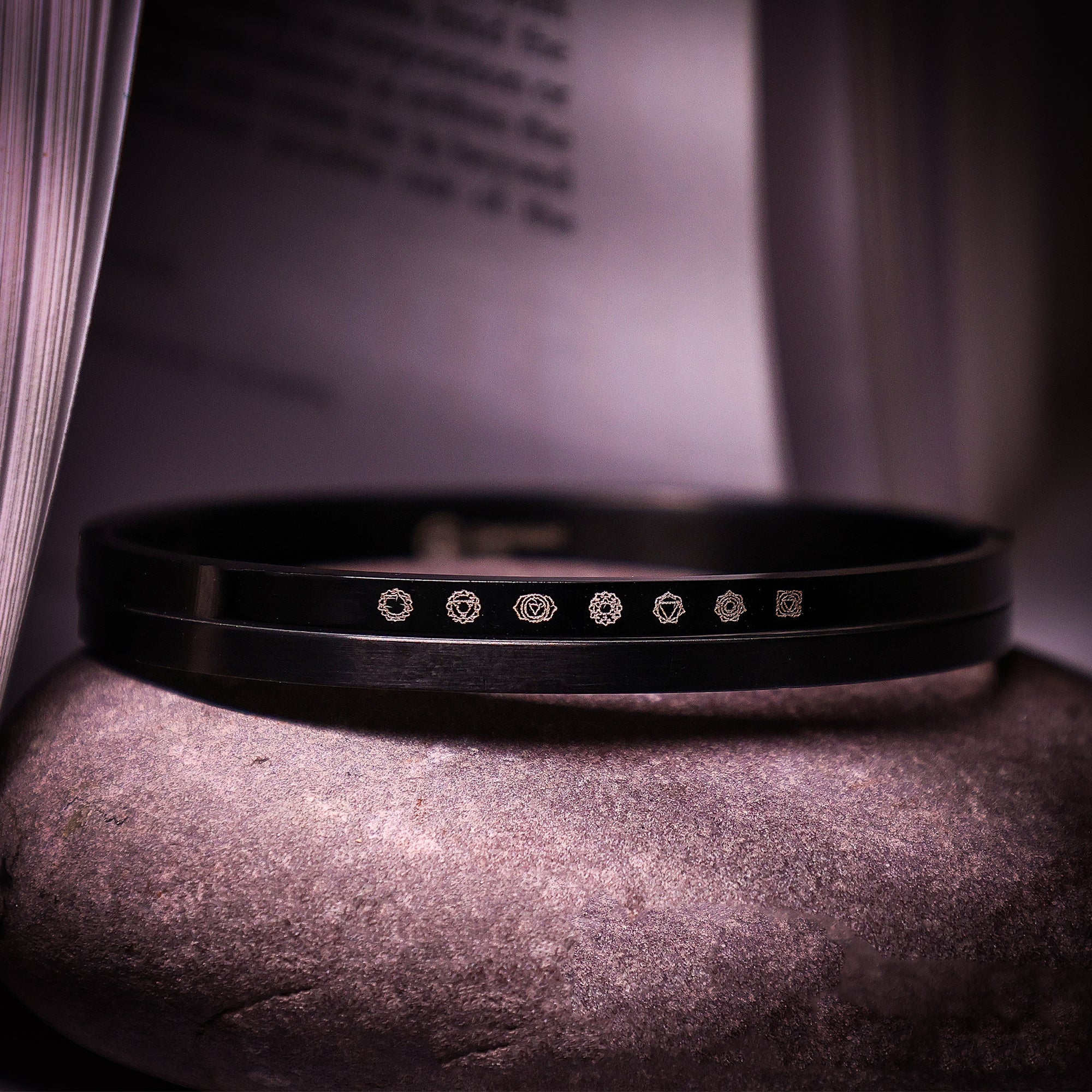Bracelet for Men and Boys | Balance 7 Chakra ,Sacred Om, Holy Cross, Balancing Yin Yang, Strength Hanuman Gada Designs