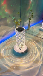 Crystal Touch Control Rechargeable Rose Diamond Table Lamp