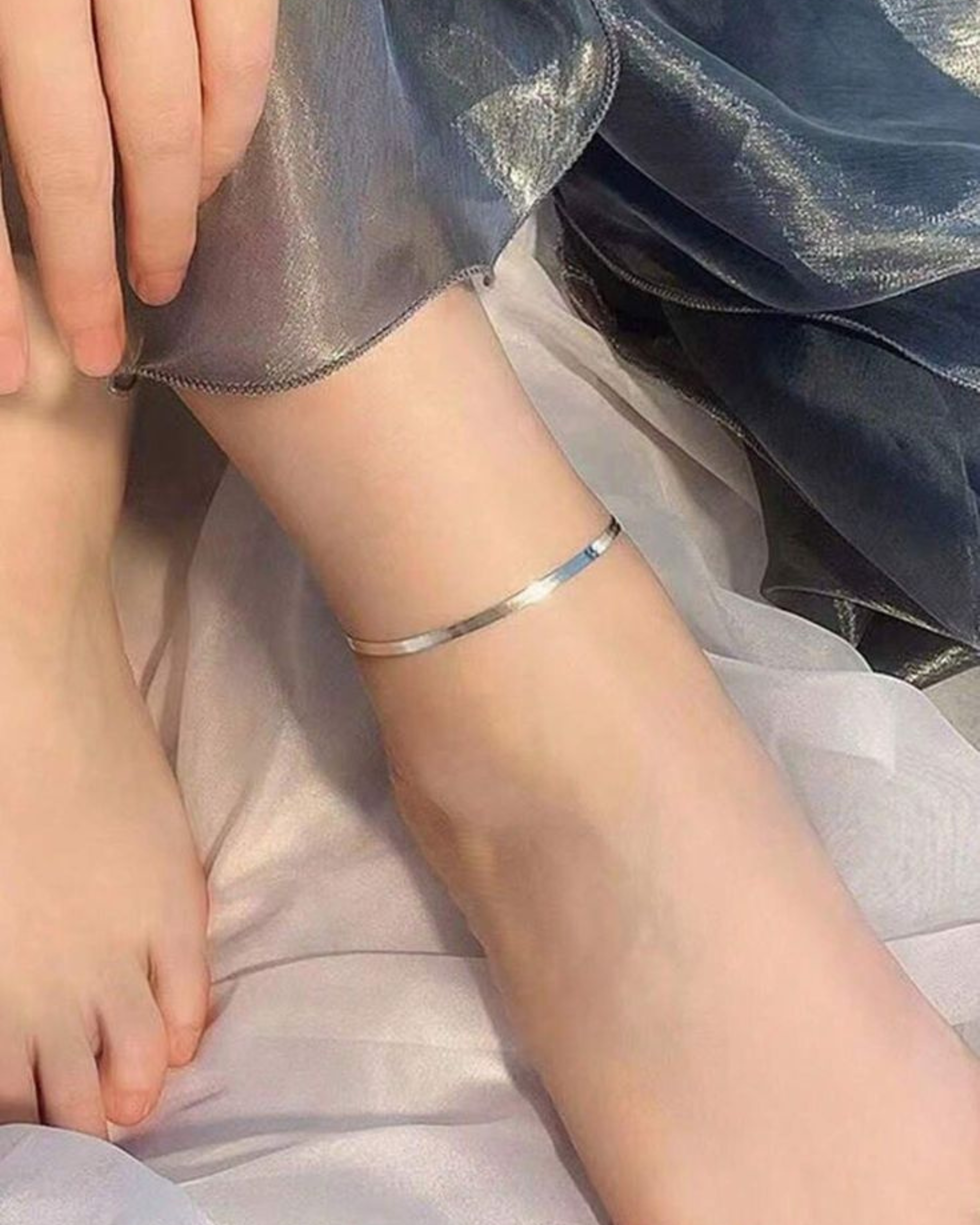 Anti Tarnish Lucky Snake Anklets