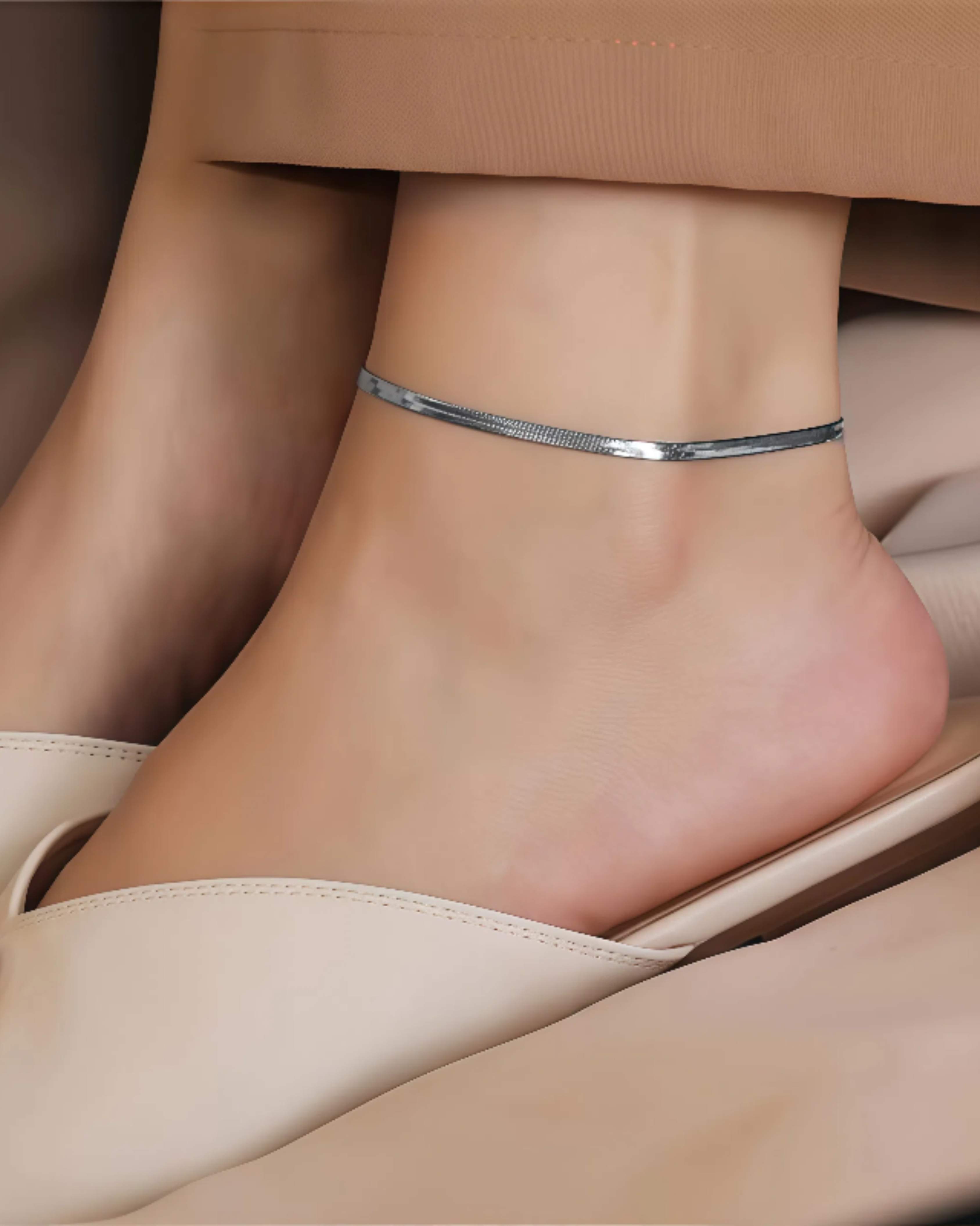 Anti Tarnish Lucky Snake Anklets
